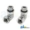 A & I Products 90 Degree Female NPT Swivel X Male ORB Adapter 3.75 x4 x2 A-43B42 - alternate 1